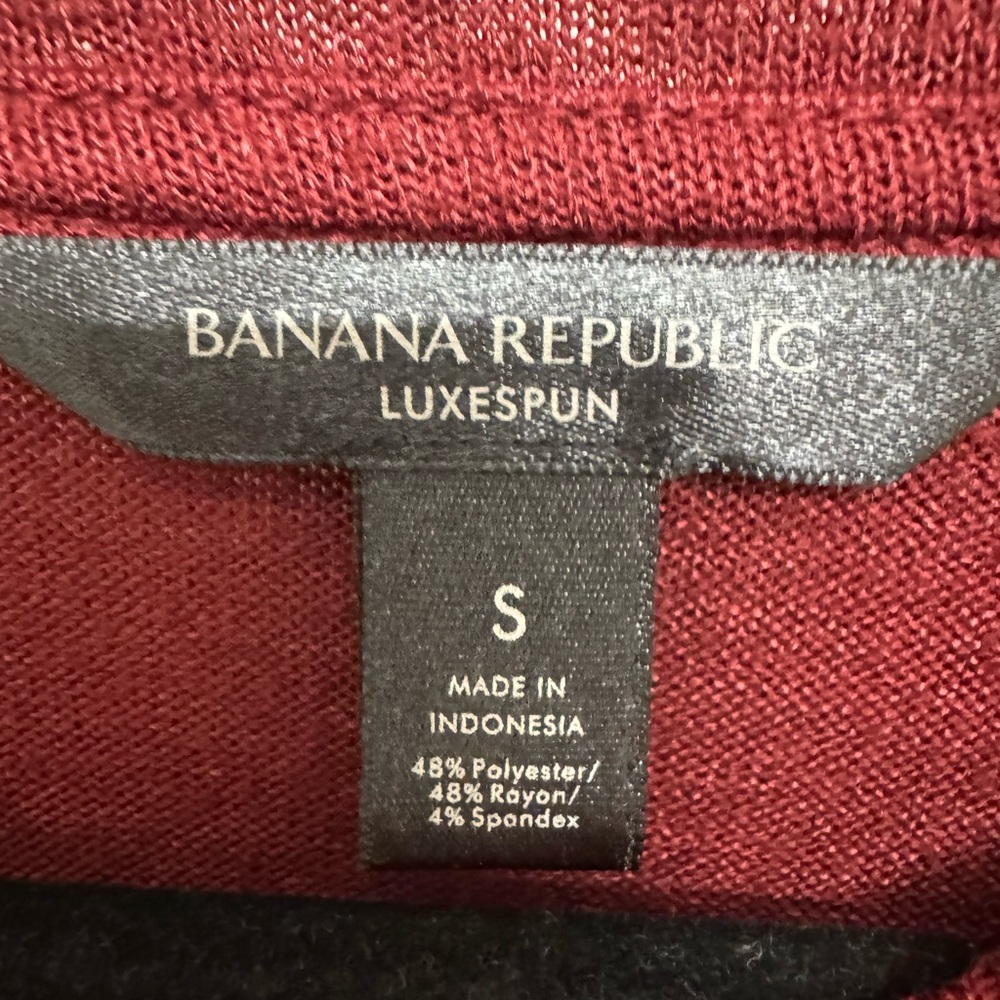 Banana Republic Luxespun Long Sleeved T Shirt Size Small - Picture 2 of 5